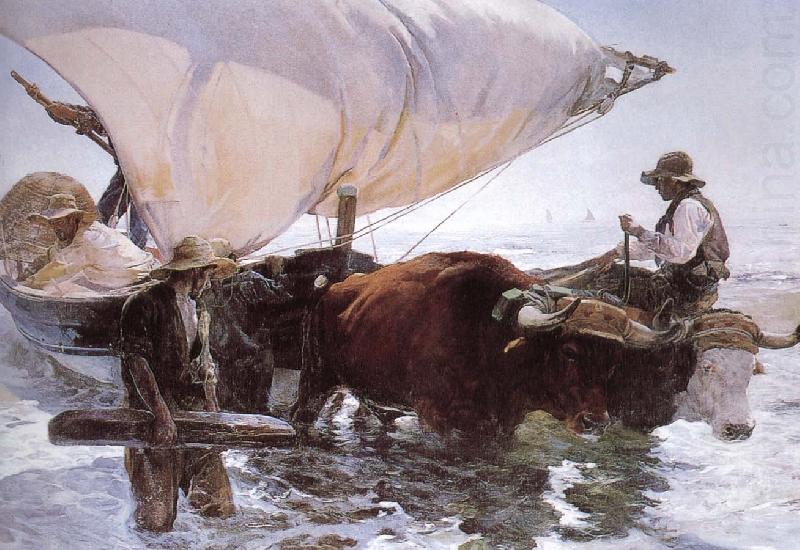 Joaquin Sorolla Return fishing china oil painting image